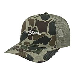 DUCK CAMO TRUCKER MESH BACK CAP-IN STOCK