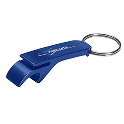 ALUMINUM BOTTLE OPENER KEY RING
