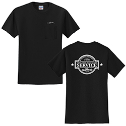 SERVICE T-SHIRTS - BLACK
