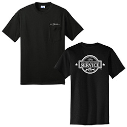 SERVICE T-SHIRTS - BLACK - TALL