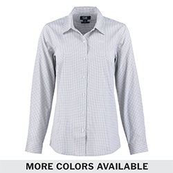 LADIES SKYLINE GINGHAM DRESS SHIRT